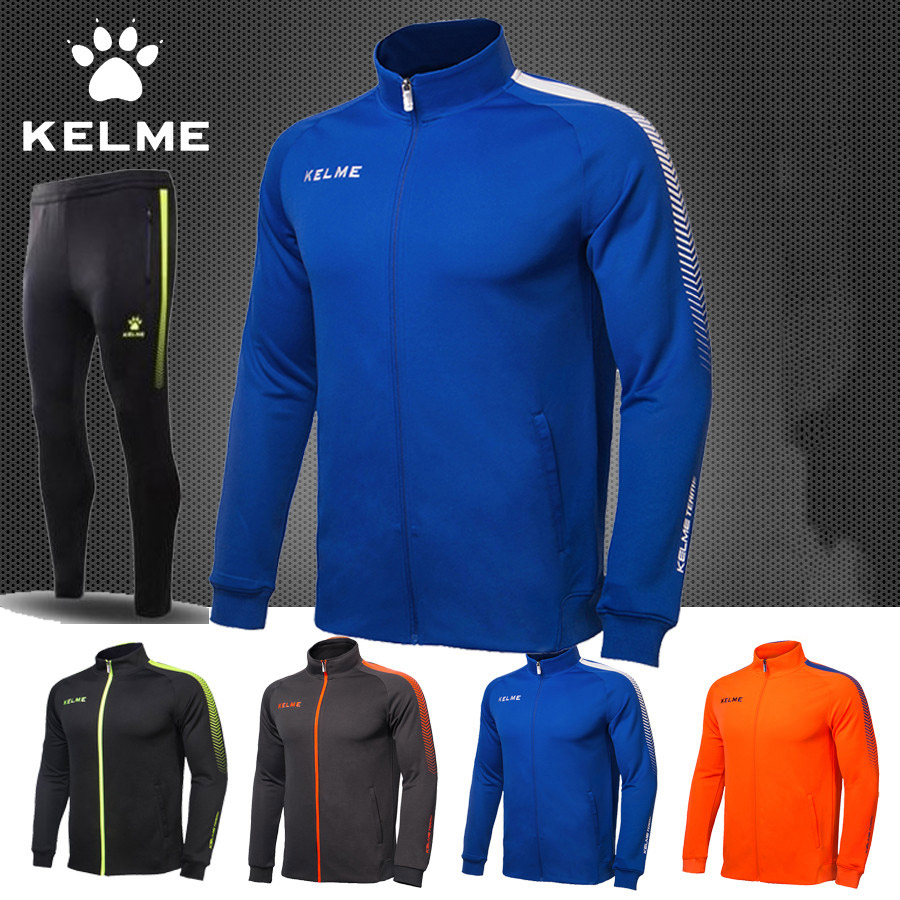 KELME Karmei autumn and winter long-sleeved football uniforms training casual knitted men's jacket K077