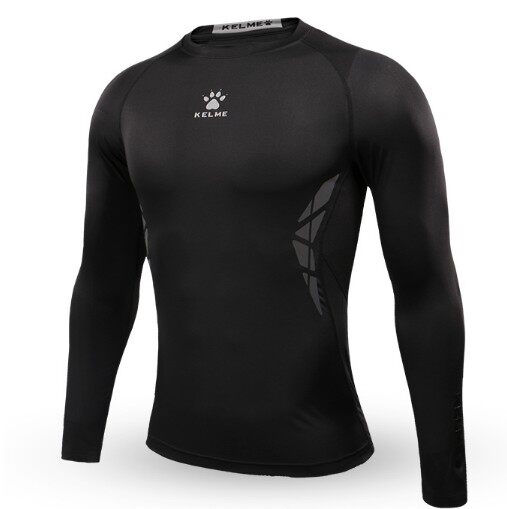 KELME Karmei high elastic sports tights men's long-sleeved football quick-drying basketball clothes bottoming 3871101