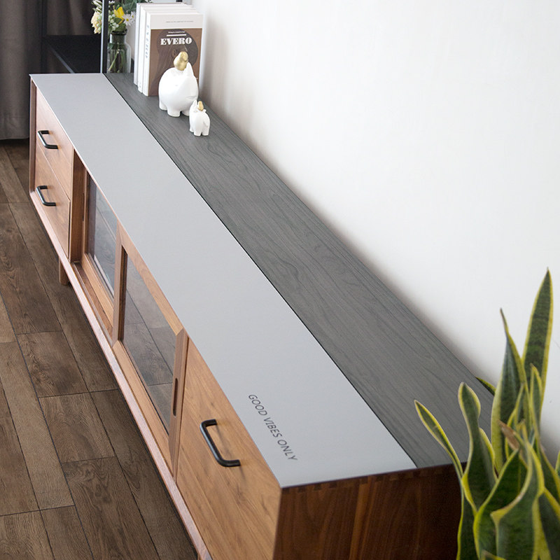 Home dust-proof anti-fouling table cloth PVC table cloth waterproof and oil-free tea table cushion rectangular leather TV cabinet cushion