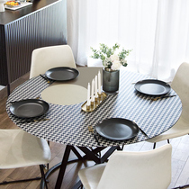 Light Extravagant Hotel Home Leather Table Mat Meal Tasteless Waterproof Anti-Oil Anti-Burn Tea Pvc Cortex Roundtable Mat
