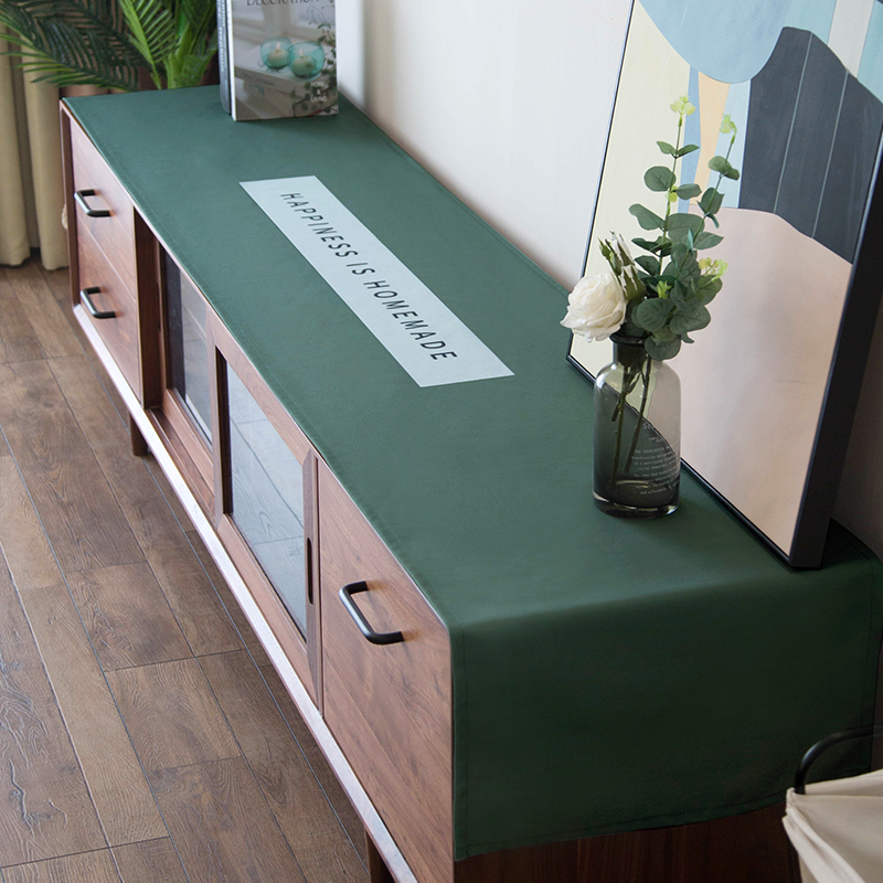 Nordic style modern simple ins household tablecloth fabric cotton linen small fresh TV cabinet tablecloth tea table tablecloth