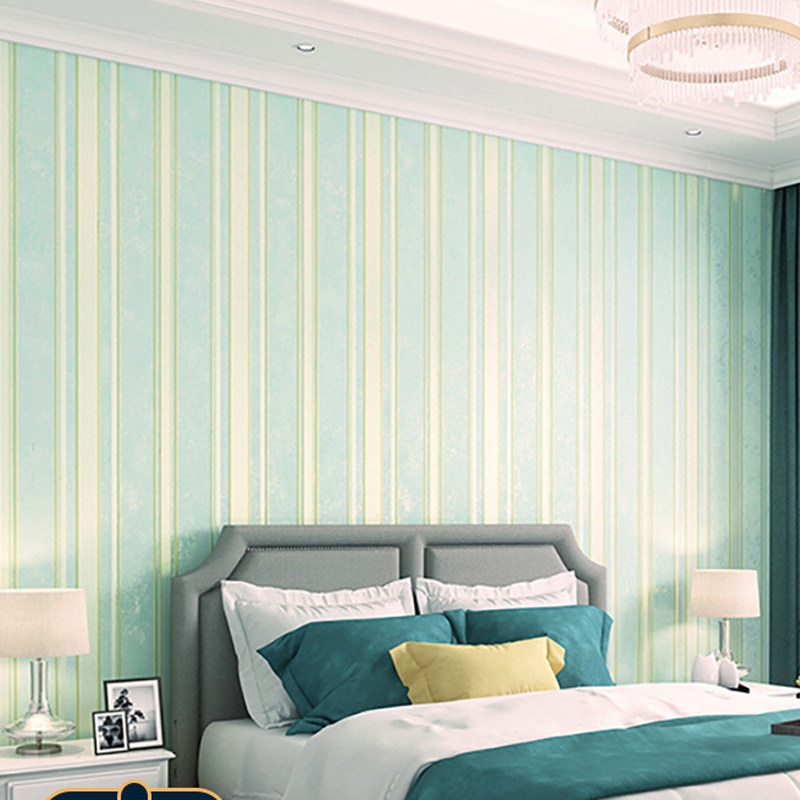 3D Solid Striped Wallpaper Modern Minimalist Living-room Bedroom Fashion Atmosphere Home Vertical Stripes Home Dress Unwoven Fabric Wallpaper
