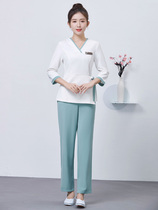 Beautician work clothes female high-end temperament foot bath beauty salon Health Club waiter suit autumn and winter