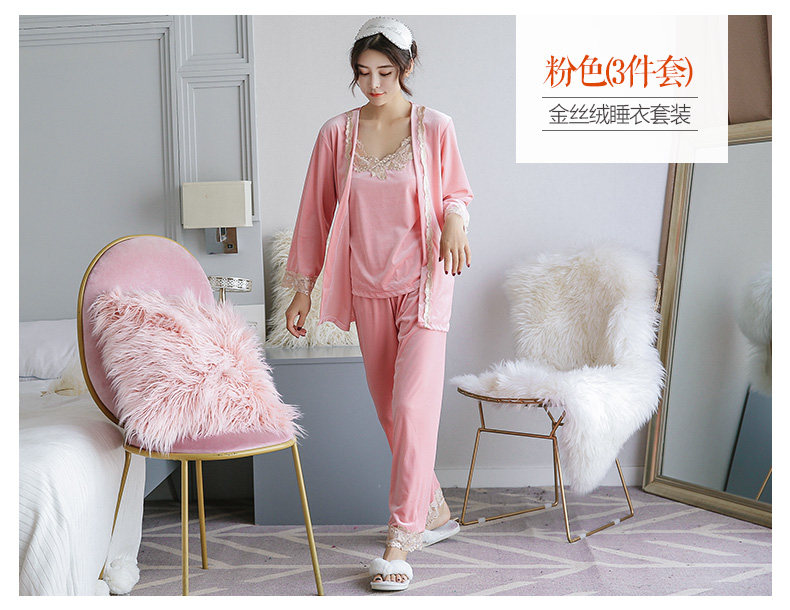 Pyjama pour femme en Polyester Polyester  à manches - Ref 2988612 Image 19