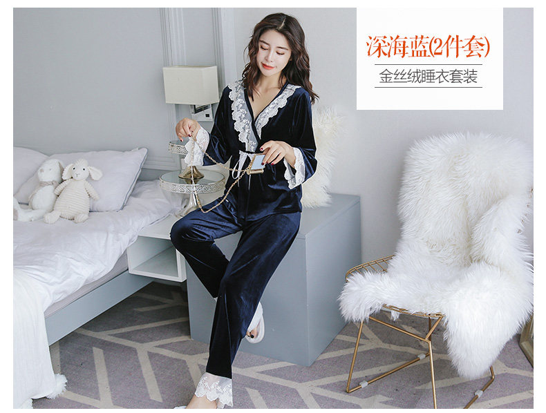 Pyjama pour femme en Polyester Polyester  à manches - Ref 2988612 Image 22
