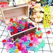 Childrens toys Gem Crystal Princess dream Boys and girls Acrylic plastic Diamond Kindergarten Beaded gift
