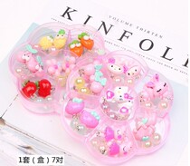 Childrens drop earrings without pierced ears Cartoon jewelry Children baby ear clip Girls jewelry Kindergarten gift