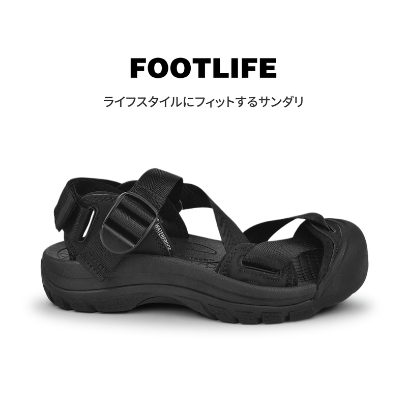 Japanese-Style Summer Webbing Sandals for Women, Outdoor Water-Resistant Non-Slip Sports Beach Shoes, Casual Hiking and Camping Shoes