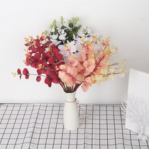 Simulation of eucalyptus money leaf money grass bronze grass goldfish wedding green plant decoration wedding grass green plant leaves