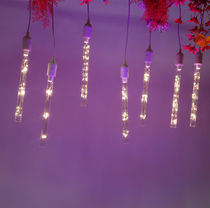 Wedding props copper wire chandelier wedding hall stage passage ceiling lamp stage lighting rice grain lamp