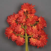 Simulation of Banyan leaves feel too glue Banyan leaves plant leaves fake branches wedding decoration home shape leaves