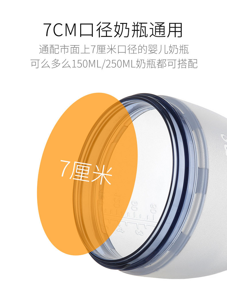 Крышка для бутылочек 适配comotomo可么多么奶瓶盖奶瓶配件奶盖盖子宽口径通用防漏盖 29534