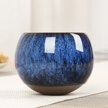 Kiln Change Tianmu Glaze Build a Kung Fu Tea Wig Single Cup Creative Tumbler Tea Cup Ceramic Master Cup Large Tea Cup