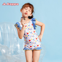 Kappa Childrens Swimsuit Girl Summer Childrens Child in 2022 New Cute Princess Baby Swimsuit