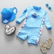 Xuất khẩu đồ bơi trẻ em Úc quần áo trẻ em nam một mảnh chống nắng sọc áo tắm dễ thương cho bé sơ sinh - Bộ đồ bơi của Kid