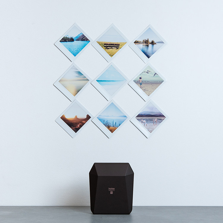 Fuji shot up once, imaging mobile phone photo print machine instax sp2 sp3 pocket mini portable