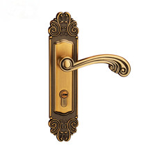 Eurostyle House Door Lock Three Sets Silent Lock Bedroom Door Lock Indoor Room Home Solid Wood Door Universal Lock