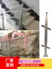 Glass stair handrail railing Stainless steel diamond column European villa household balcony railing manufacturers custom