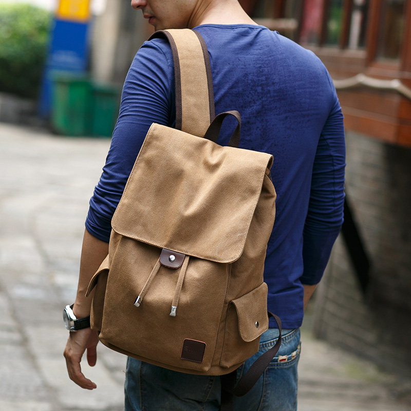 Han edition men carry shoulder bag men casual canvas package computer bag travel bag student bag fashion trend