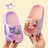 Hello kitty, детские летние тапочки, нескользящие слайдеры, мягкая подошва