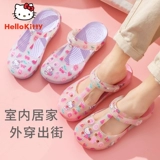 Hello kitty, летние сандалии, детская нескользящая пляжная обувь на платформе, популярно в интернете