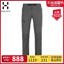 Matchstick HAGLOFS outdoor mens anti-splashing water elastic wind-proof breathable soft shell charge pants 602047