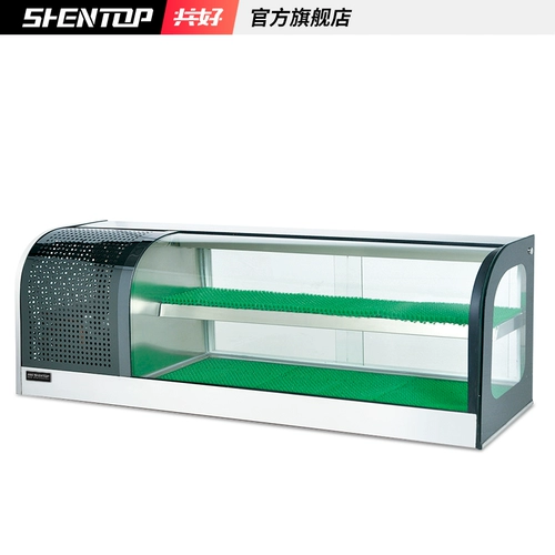 Хороший холодильник, шкаф, маленький настольный настольный суши, сырые свежие продукты и свежие продукты, Fast Food Commerience Snack Bar Food Table