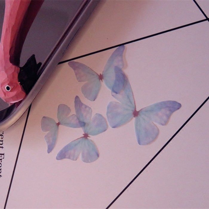 Recommended ice cream color soft girl elf simulation tulle butterfly wings diy bridal hair accessories earrings accessories accessories