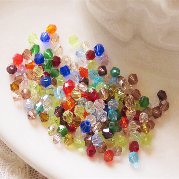 Colorful diamond loose beads bridal jewelry crown hair accessories jewelry earrings diy handmade beading material accessories beads