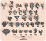 DIY ручной кожа кожа кожа декоративная кнопка кнопка Трехмерные нажима тайно прятать ретро -рисунок моделирование 433 Тип