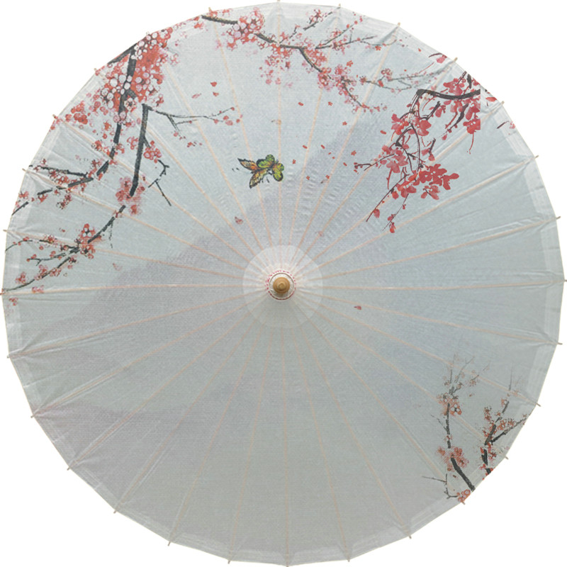 Luzhou Non-Beachwood Oil Paper Umbrella Hanfu Photography Dance Prop Suspended Ceiling Decoration Rain Proof Sunscreen Classical Umbrella