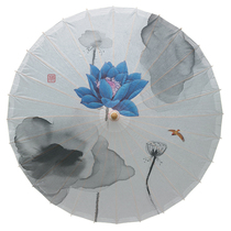 Vintage Water Moho Classical Tung Oil Oil Paper Umbrella Wedding Dance Ancient Dress Qipao Props Umbrella Rain Protection Sunscreen