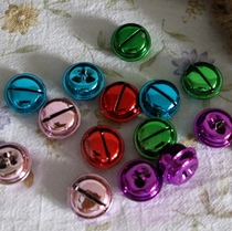 Color Bell handmade DIY material jewelry small accessories metal bell Christmas Bell round bell 20mm