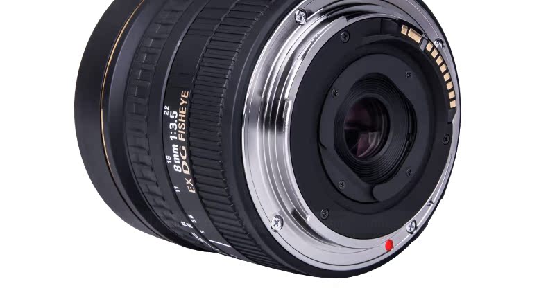sigma / Sigma 8mm F3.5 EX DG full-frame SLR kỹ thuật số siêu góc rộng cố định tập trung fisheye - Máy ảnh SLR lens đa dụng cho canon