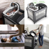 American crib splicing big bed bb bed Game bed Multi-functional foldable portable baby bed Newborn cradle