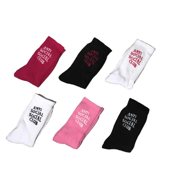 Autumn and winter cotton socks ASSCsocks socks 18SSANTICLUB colorful cotton towel bottom sports socks