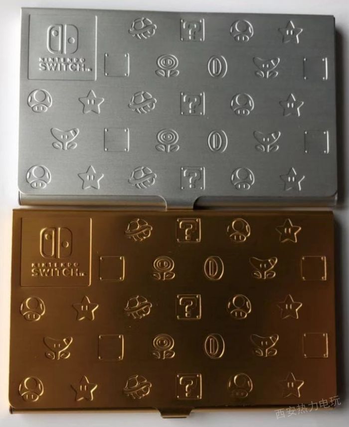 Nintendo NS SWITCH card box 3 pieces limited edition gold silver spot
