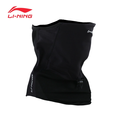 Li Ning, спортивный мужской шарф, демисезонный шарф-платок, удерживающий тепло платок, дорожная регулируемая маска, с защитой шеи, защита от солнца