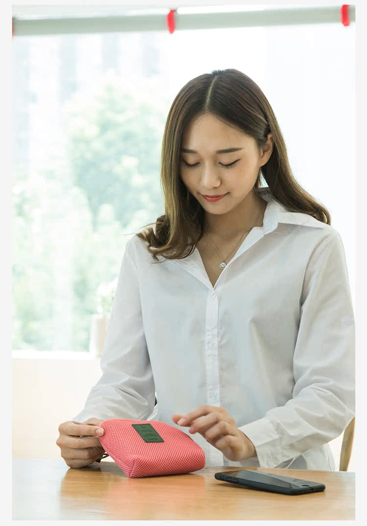 gói nhập học du lịch sắp xếp túi năng lượng đóng gói phụ kiện điện thoại di động lưu trữ dữ liệu trực tuyến tai nghe gói hộp kỹ thuật số - Lưu trữ cho sản phẩm kỹ thuật số túi đựng tai nghe jbl