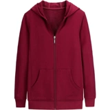 裁诺 Осенняя демисезонная хлопковая спортивная толстовка с молнией, в корейском стиле