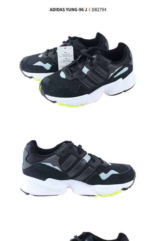 Giày thể thao trẻ em Adidas 2019 Giày nữ clover mới YUNG-96 J Giày thể thao trẻ em lớn F35271 - Giày dép trẻ em / Giầy trẻ