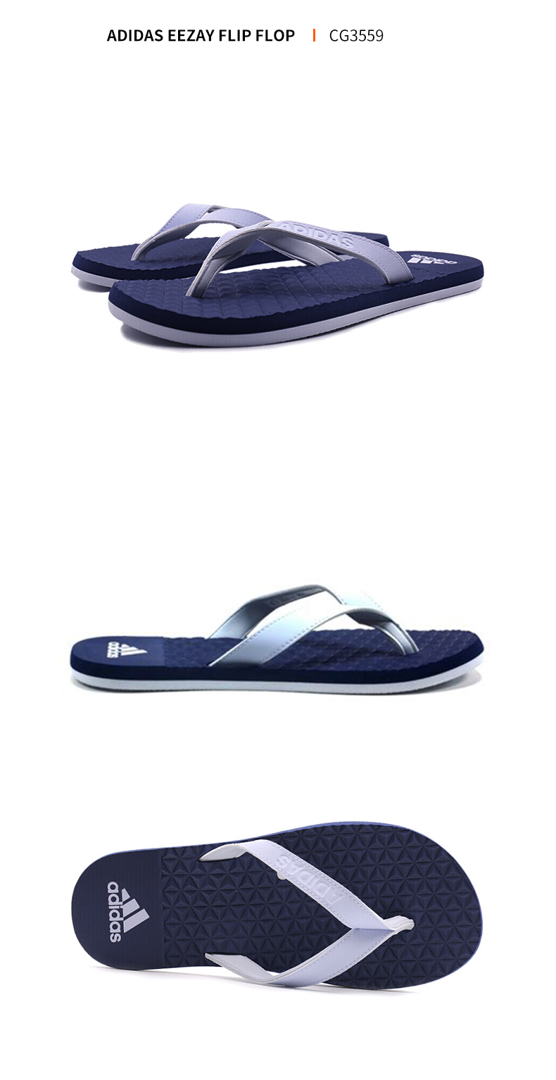 Adidas dép nam mùa hè mới thể thao ngoài trời dép và dép bãi biển đơn giản anti-skid flip flops CP9872 dép sục gucci
