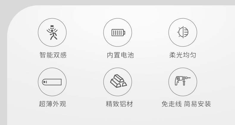 德力西 人体感应LED橱柜灯带 11.31元起包邮 值值值-买手聚集的地方