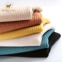 Childrens turtleneck sweater winter thickened sweater pullover boys woolen sweater draw girls base shirt Class A