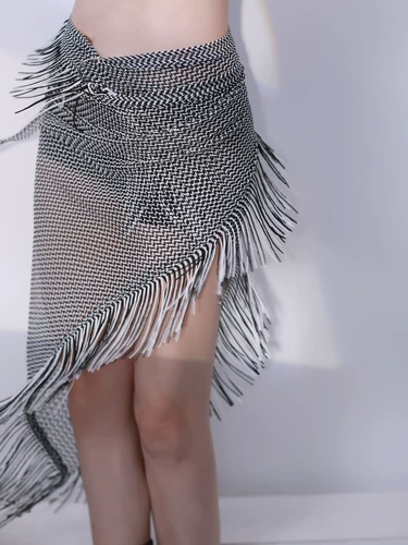Cherrydancer Ji Xiaobai, оригинальная одежда для занятий восточными танцами, плавки ручной работы, треугольный набедренный шарф с кисточками, новинка 2023 года