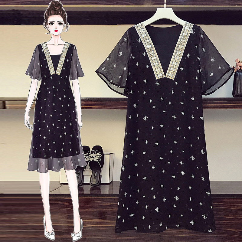 Gestational Woman Dress 2022 Summer Dress New Large Size National Wind Display Slim High End Snowspun Medium Long Version Of Pregnant Women Foreign Dress