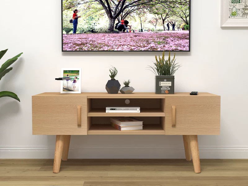 Bắc Âu nhỏ tủ TV phòng ngủ tủ TV mini-cao phần của căn hộ nhỏ phòng khách TV tủ dài 1 mét - Buồng tủ quần áo vải