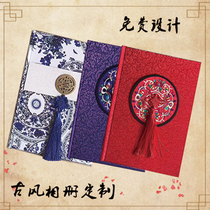 Customized photo studio antique photo album wedding dress photo album photo book 10 12 inch production