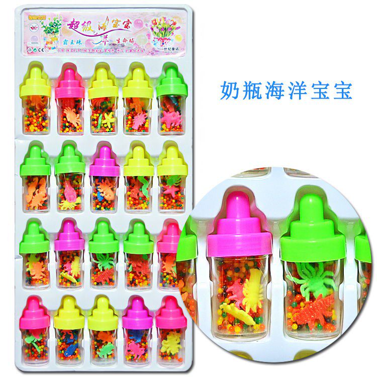 Sponge Baby Absorbent Beads Crystal Bully King Pearl Bubble Water Bigger giant beads Water genie Non-toxic Xu Willing Bottle