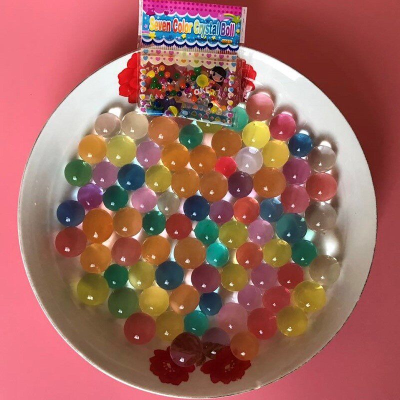 Sponge Baby Absorbent Beads Crystal Bully King Pearl Bubble Water Bigger giant beads Water genie Non-toxic Xu Willing Bottle